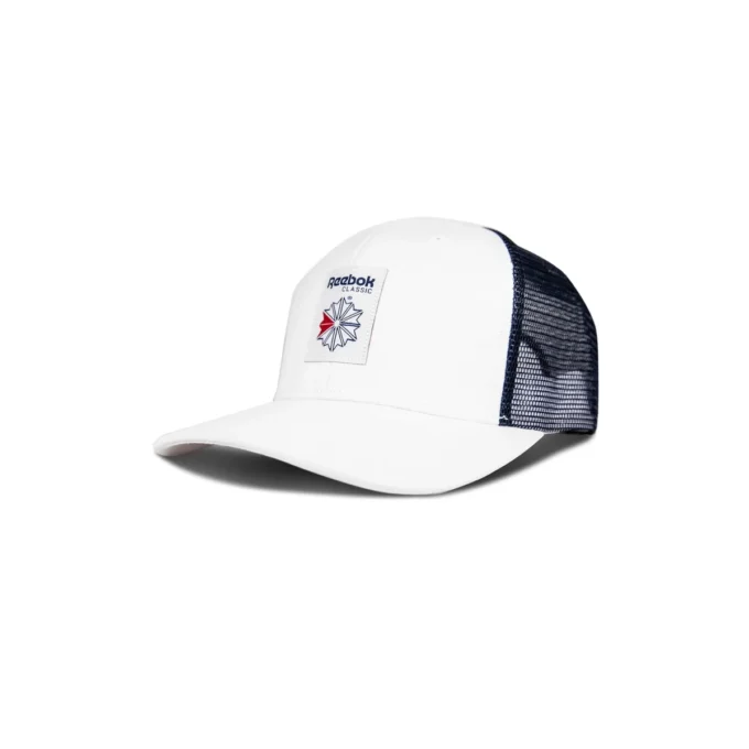 Casquette Trucker Vector avec patch tissé Casquette Trucker Vector avec patch tissé