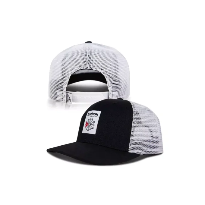 Casquette Trucker Vector avec patch tissé Casquette Trucker Vector avec patch tissé