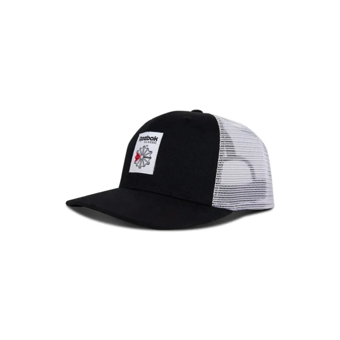 Casquette Trucker Vector avec patch tissé Casquette Trucker Vector avec patch tissé