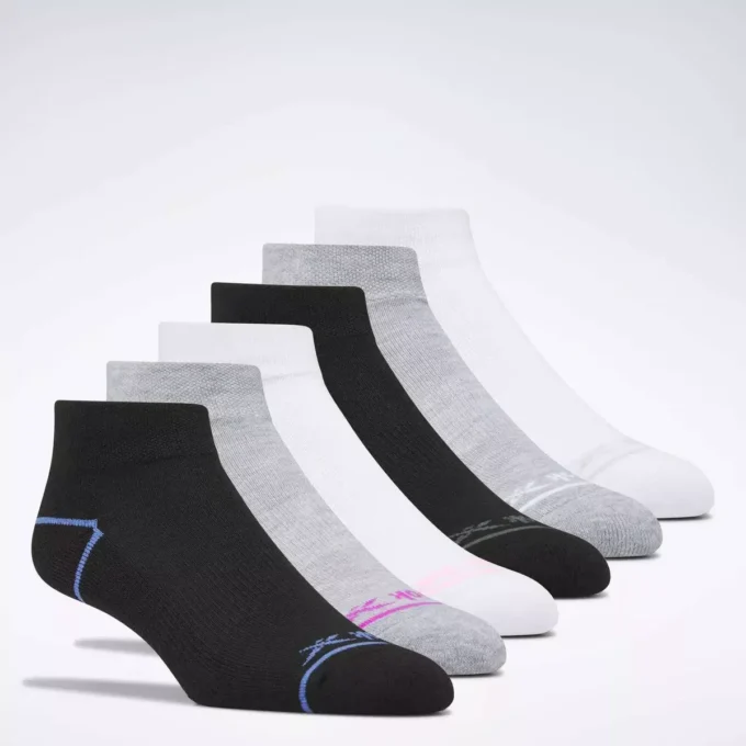 Chaussettes courtes Reebok Basic pour femme, lot de 6 paires
