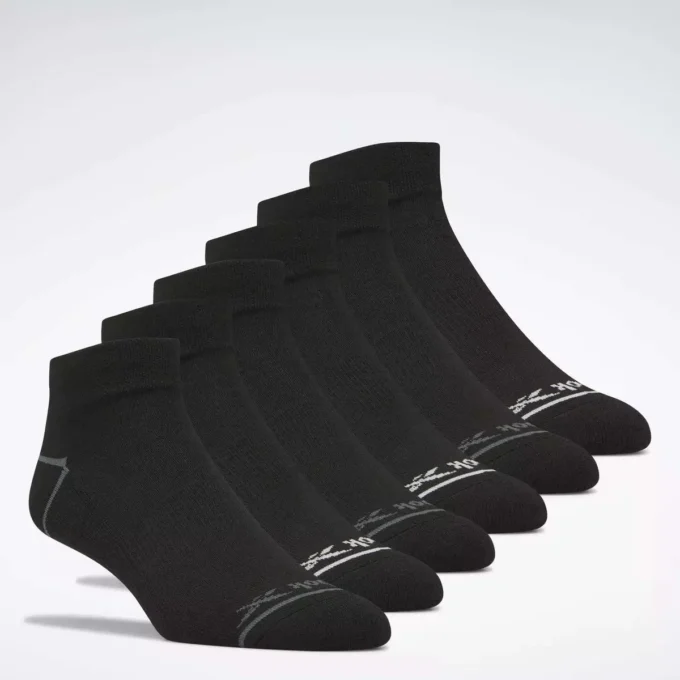 Chaussettes courtes Reebok Basic pour homme, lot de 6 paires