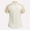 Haut à manches courtes et fermeture éclair 1/4 avec imprimé mini argyle pour femme