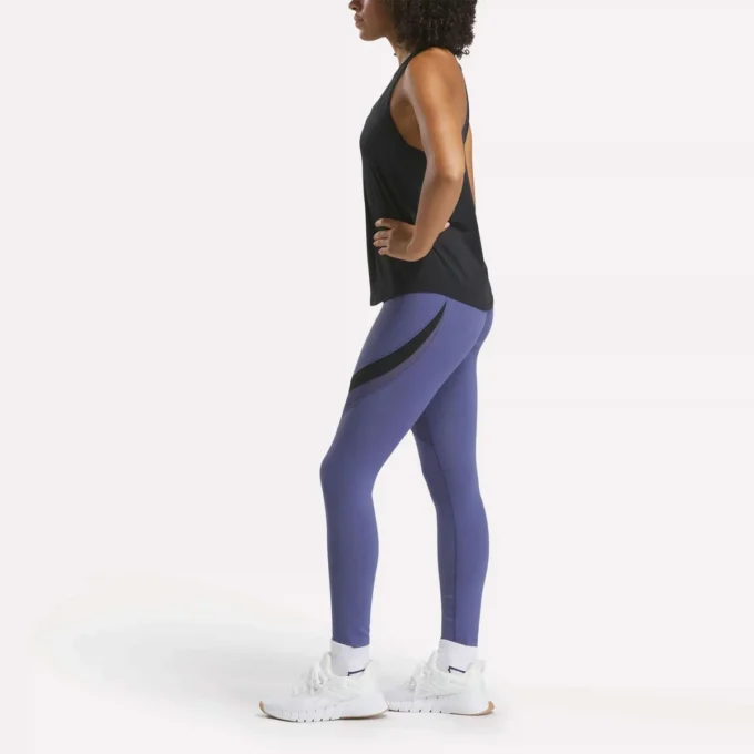 Legging 7/8 taille haute Lux Colorblock pour femme