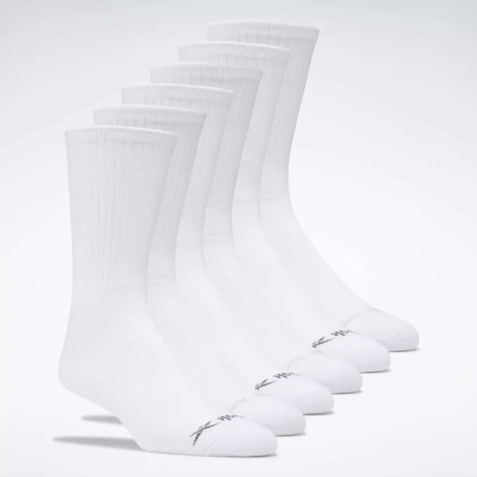 Lot de 6 paires de chaussettes courtes Reebok Basic pour homme