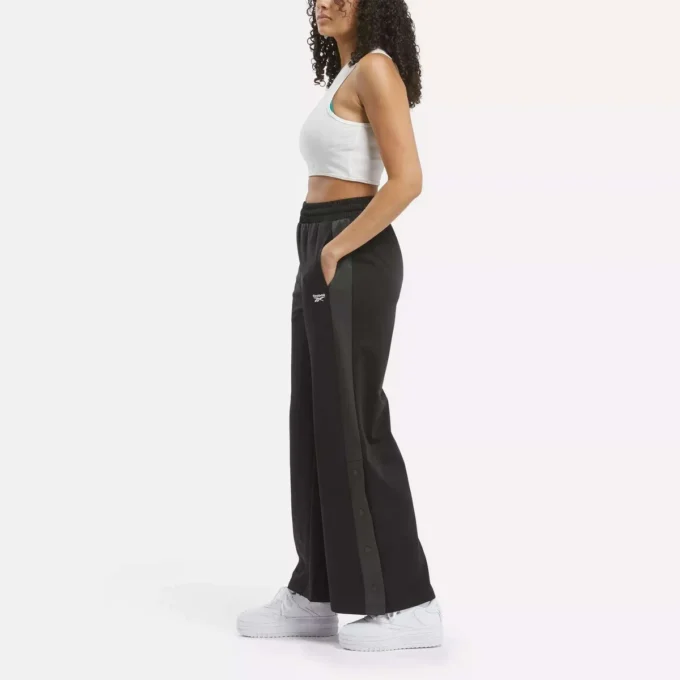 Pantalon taille haute évasé pour femme