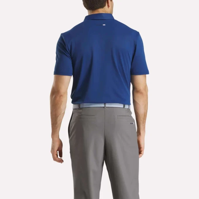Polo à col collé Colorblock pour homme