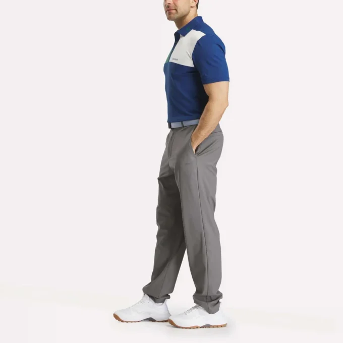 Polo à col collé Colorblock pour homme