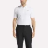 Polo à manches courtes en micro-piqué contrecollé pour homme