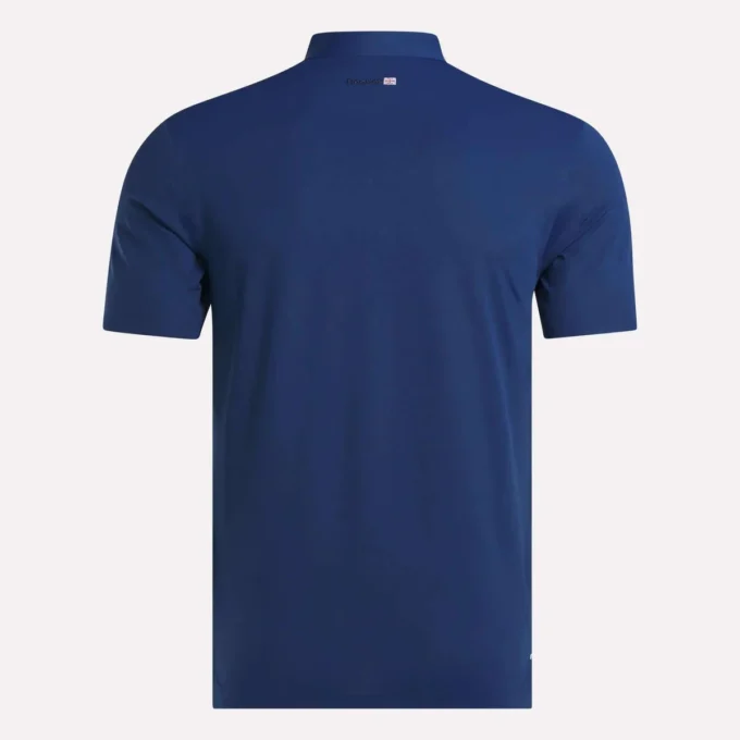 Polo à manches courtes en micro-piqué contrecollé pour homme