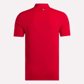 Polo à manches courtes en micro-piqué contrecollé pour homme