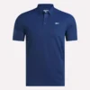 Polo à manches courtes en micro-piqué contrecollé pour homme