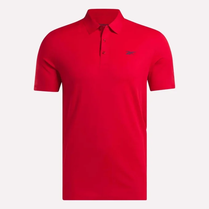 Polo à manches courtes en micro-piqué contrecollé pour homme