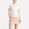 Polo à manches courtes et patte de boutonnage en piqué extensible pour femme