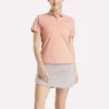 Polo à manches courtes et patte de boutonnage en piqué extensible pour femme Polo à manches courtes et patte de boutonnage en piqué extensible pour femme