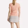 Polo à manches courtes et patte de boutonnage en piqué extensible pour femme Polo à manches courtes et patte de boutonnage en piqué extensible pour femme