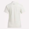 Polo à manches courtes et patte de boutonnage en piqué extensible pour femme