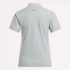 Polo à manches courtes et patte de boutonnage en piqué extensible pour femme