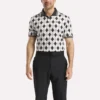 Polo à manches courtes Vector Argyle Print pour homme Polo à manches courtes Vector Argyle Print pour homme