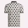 Polo à manches courtes Vector Argyle Print pour homme Polo à manches courtes Vector Argyle Print pour homme
