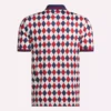 Polo à manches courtes Vector Argyle Print pour homme Polo à manches courtes Vector Argyle Print pour homme