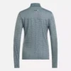 Pull de golf à manches longues et fermeture éclair 1/4 en jacquard Vector pour femmes Pull de golf à manches longues et fermeture éclair 1/4 en jacquard Vector pour femmes