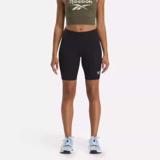 Short de cyclisme en coton Reebok Identity Small Logo pour femme, 18 cm