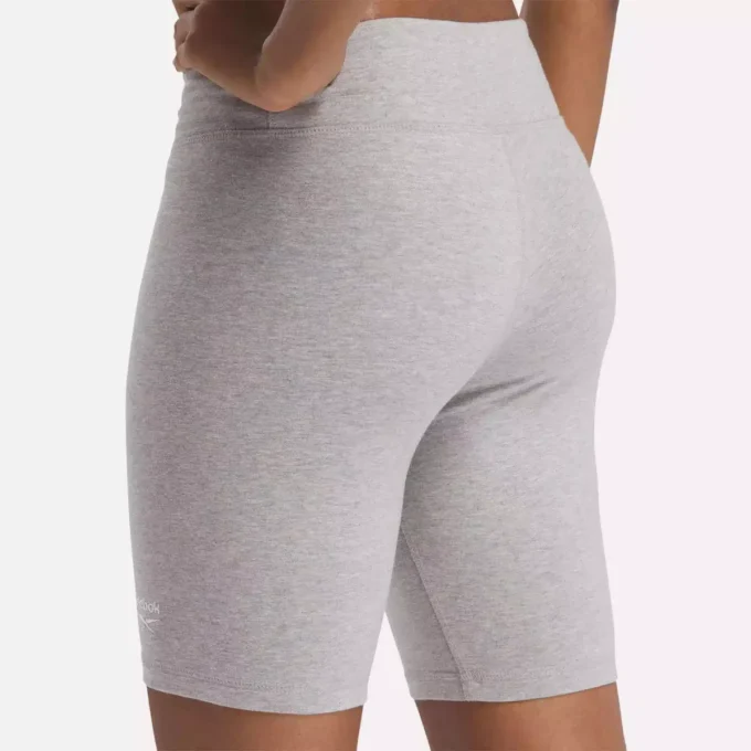 Short de cyclisme en coton Reebok Identity Small Logo pour femme, 18 cm Short de cyclisme en coton Reebok Identity Small Logo pour femme, 18 cm