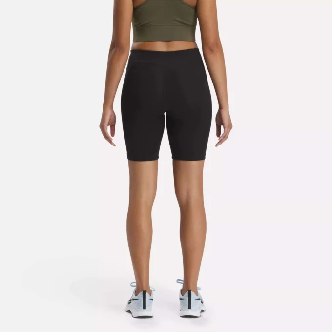 Short de cyclisme en coton Reebok Identity Small Logo pour femme, 18 cm Short de cyclisme en coton Reebok Identity Small Logo pour femme, 18 cm