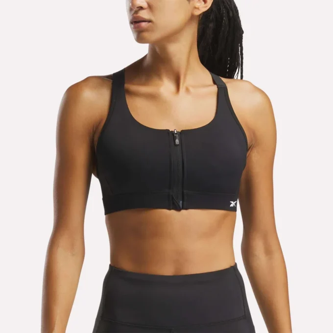 Soutien-gorge de sport à fermeture éclair sur le devant Lux pour femmes Soutien-gorge de sport à fermeture éclair sur le devant Lux pour femmes