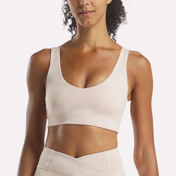 Soutien-gorge de yoga à encolure en V pour femme