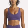 Soutien-gorge de yoga à encolure en V pour femme