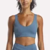 Soutien-gorge de yoga à encolure en V pour femme