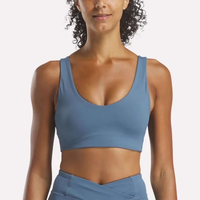 Soutien-gorge de yoga à encolure en V pour femme