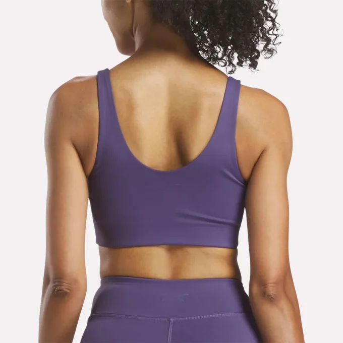 Soutien-gorge de yoga à encolure en V pour femme
