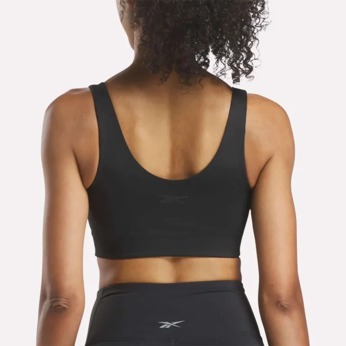 Soutien-gorge de yoga à encolure en V pour femme