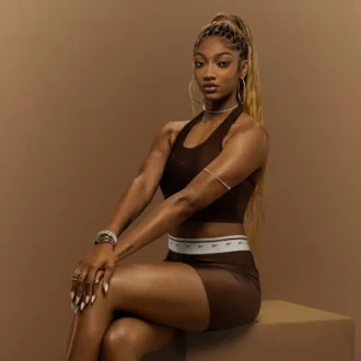 Short de cyclisme Reebok x Angel Reese pour femme