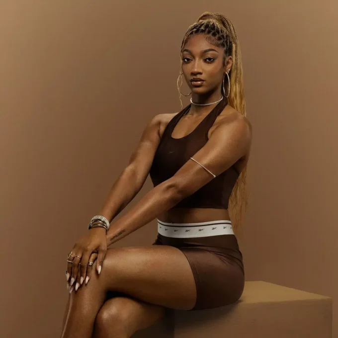 Short de cyclisme Reebok x Angel Reese pour femme