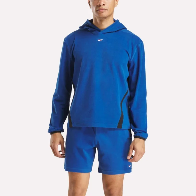 Sweat à capuche en molleton pour homme