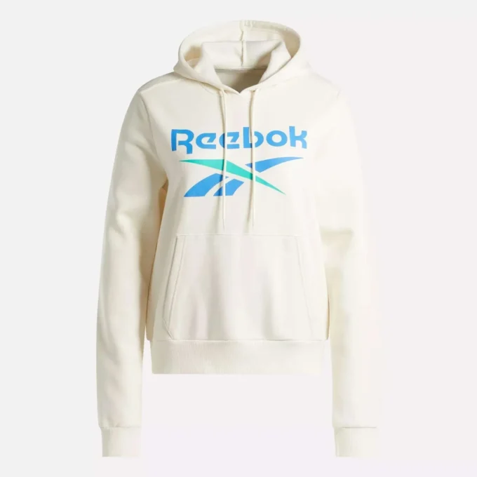 Sweat à capuche en molleton Reebok Identity Big Logo pour femme Sweat à capuche en molleton Reebok Identity Big Logo pour femme