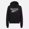 Sweat à capuche en molleton Reebok Identity Big Logo pour femme Sweat à capuche en molleton Reebok Identity Big Logo pour femme