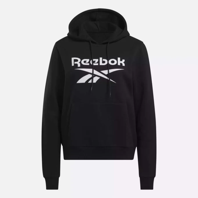 Sweat à capuche en molleton Reebok Identity Big Logo pour femme Sweat à capuche en molleton Reebok Identity Big Logo pour femme