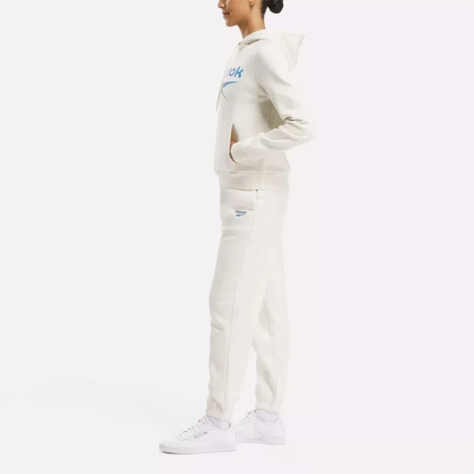 Sweat à capuche en molleton Reebok Identity Big Logo pour femme Sweat à capuche en molleton Reebok Identity Big Logo pour femme