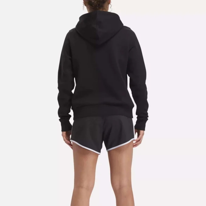 Sweat à capuche en molleton Reebok Identity Big Logo pour femme Sweat à capuche en molleton Reebok Identity Big Logo pour femme