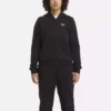 Sweat à capuche zippé Reebok Identity Small Logo Fleece pour femme Sweat à capuche zippé Reebok Identity Small Logo Fleece pour femme