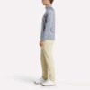 Sweat-shirt à fermeture éclair quart de longueur pour homme avec technologie Cationic Wicking