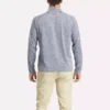 Sweat-shirt à fermeture éclair quart de longueur pour homme avec technologie Cationic Wicking