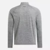 Sweat-shirt à fermeture éclair quart de longueur pour homme avec technologie Cationic Wicking