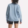 Sweat-shirt long à col roulé pour femme