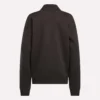 Sweat-shirt long à col roulé pour femme