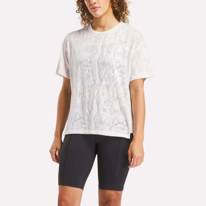 T-shirt Burnout pour femme